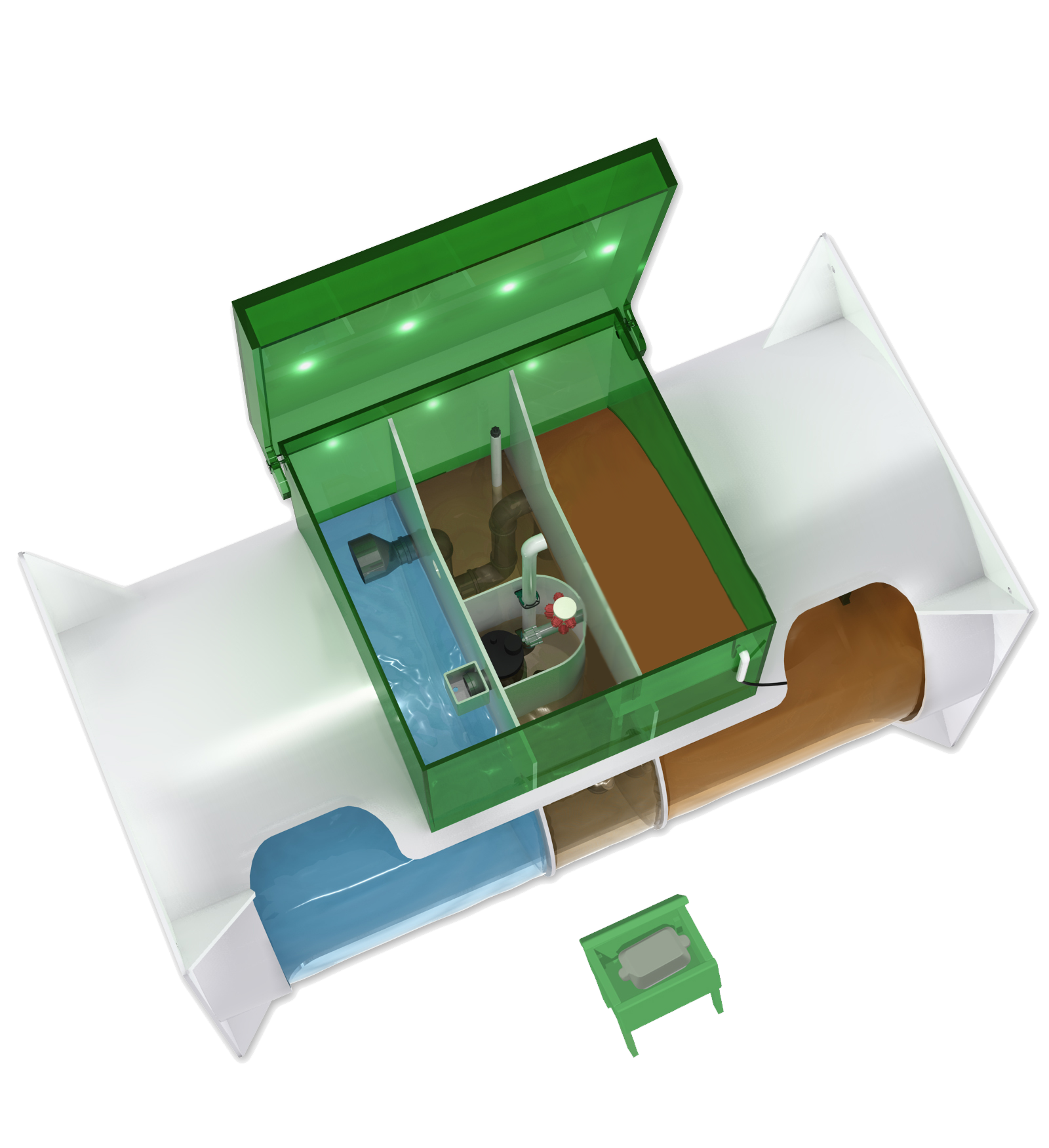 Септик Аквалос AL-4 горизонт*